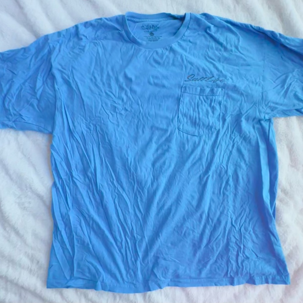 Salt Life Light Blue Short Sleeve Tee